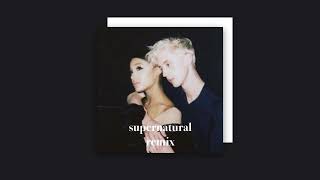 Kadr z teledysku ​supernatural (Remix) tekst piosenki Ariana Grande & Troye Sivan