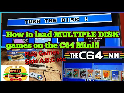 How to LOAD MULTIPLE DISK game files on C64 Mini