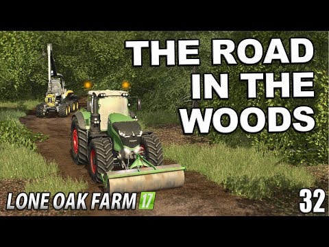 THE ROAD IN THE WOODS | Lone Oak Farm | Farming Simulator 17 | #32