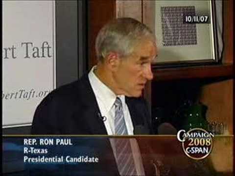 , title : 'Ron Paul at Robert Taft Club part 1'