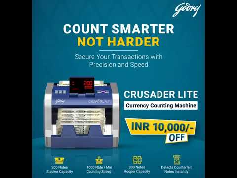 Godrej cash counting machines