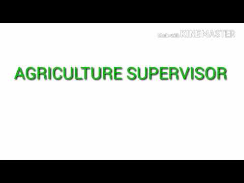 AGRICULTURE SUPERVISOR 2018 MOST IMPORTANT QUESTIONS? (PART-II) Video