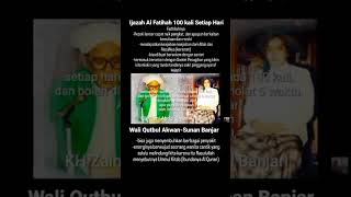 Download lagu IJAZAH AMALAN AL FATIHAH 100X DARI ABAH GURU SEKUMPUL #shorts #islam #sholawat mp3