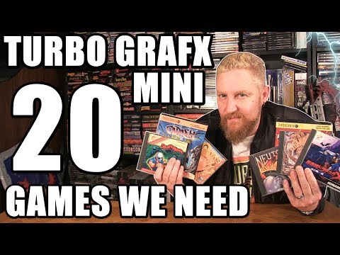TURBOGRAFX-16 MINI 20 GAMES IT NEEDS! - Happy Console Gamer