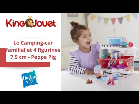 Camping-car à la plage et 4 figurines - Peppa Pig Hasbro : King