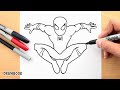 How to draw SPIDER-MAN (No Way Home)