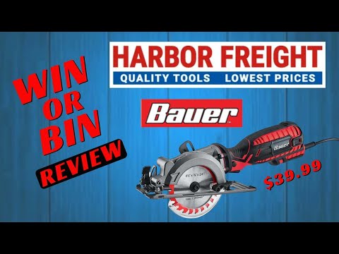 Harbor Freight's Bauer Compact Saw * Is The Hype Real?