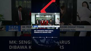 Download lagu Putusan MK, Produk Jurnalistik tak Bisa Langsung Digugat Pidana mp3