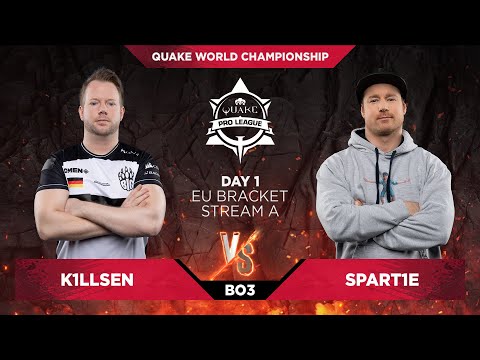 k1llsen vs Spart1e - Quake World Championship 2020 - Day 1