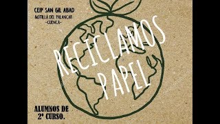 ¡Reciclamos papel!