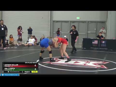 106 Lbs Placement Matches (8 Team) - Jayden Keller, Missouri 1 Vs Mia Zuniga, Washington 8924