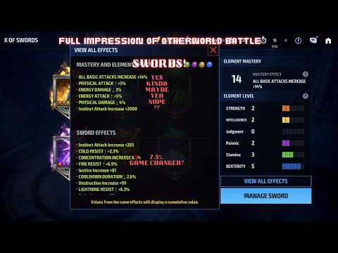 Marvel Future Fight- Full Impressions of Otherworld battle… meh…. Do it for the SWORDS.BUFF ANALYSIS