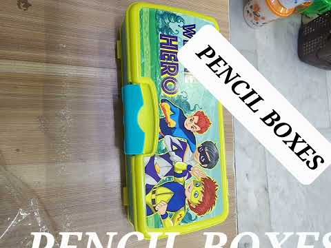 Kids plastic pencil box