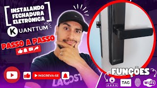 INSTALANDO A FECHADURA ELETRÔNICA / DIGITAL DA KUANTTUM DELTA PRO - PASSO A PASSO - FÁCIL INSTALAÇÃO