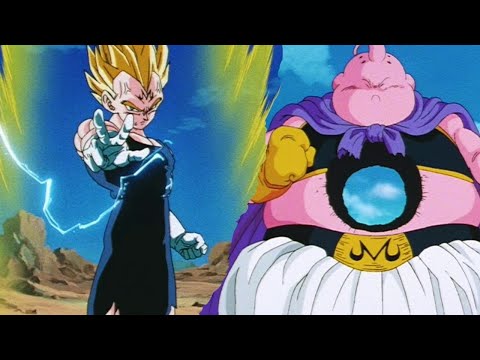 SSJ2 Majin Vegeta vs Fat Boo (Japanese)