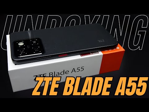 ZTE BLADE A55 UNBOXING, CAMERA TEST
