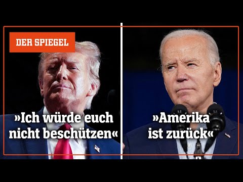 USA und die Nato: Die Haltung von Joe Biden und Donald Trump | DER SPIEGEL