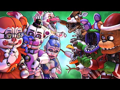 [SFM FNaF] Sister Location vs Christmas Animatronics