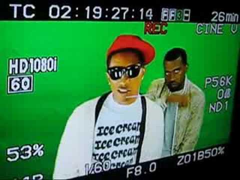 NERD "Everyone Nose" remix behind scenes Pt.2