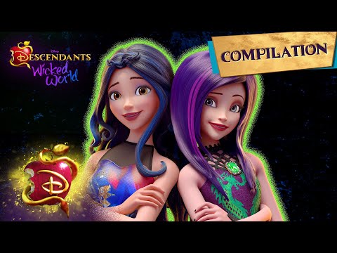 Descendants: Wicked World 💜 | FULL SERIES | Compilation | @disneychannelmusic