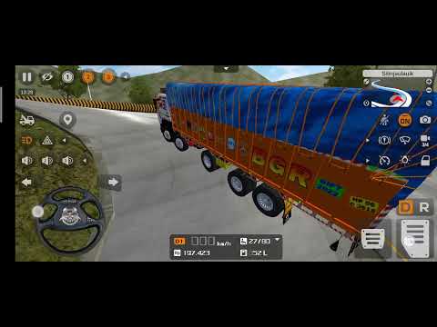 Heavy Loaded Truck First Gear Failure || Bus simulator indonesia || ashok Leyland truck ||4825 mod
