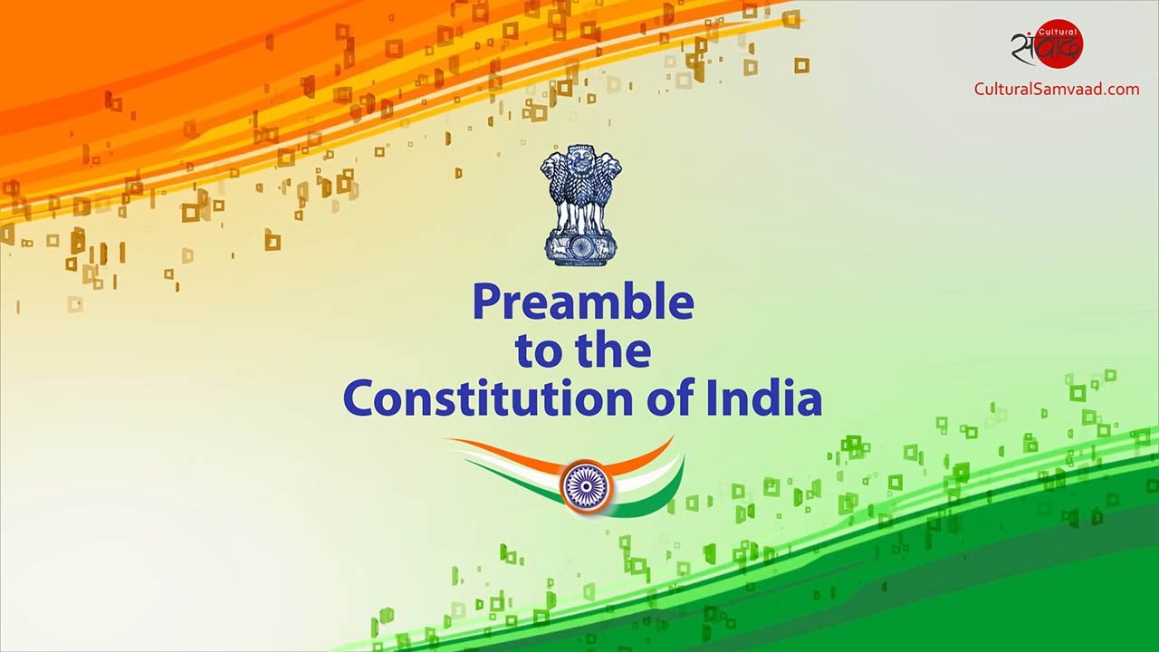 Preamble to the Constitution of India - Reading in English