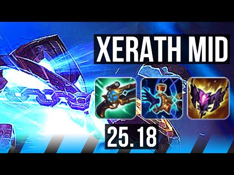 XERATH vs AZIR (MID) | Dominating | KR Master | 25.18