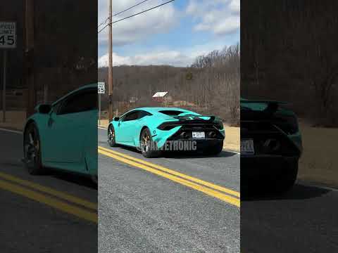 Lamborghini Huracan Tenica With A Valvetronic Exhaust Sounds INSANE! 🔥