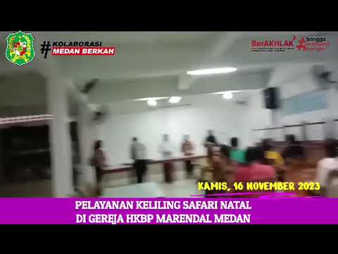 Pelayanan Keliling Safari Natal di Gereja HKBP Marindal Medan