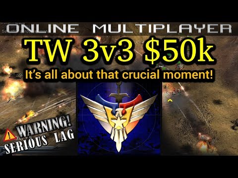 Twilight Flame 3v3 $50k - USA - Pro Rules | C&C Generals Zero Hour | No Commentary