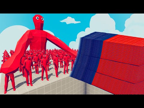 200x FIRE ZOMBIE + 1x GIANT vs EVERY GOD - Totally Accurate Battle Simulator TABS