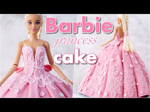 Pink Princess Dress Cake 핑크 드레스 공주님 케이크