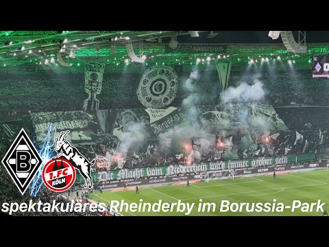 Borussia Mönchengladbach - 1.FC Köln | Mega Pyroshows, Choreo & 3 Elfmeter bei packendem Rheinderby