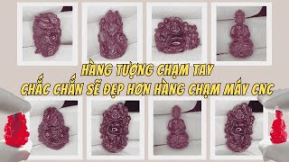 Hàng tượng chạm tay chắc chắn sẽ đẹp hơn hàng chạm máy cnc