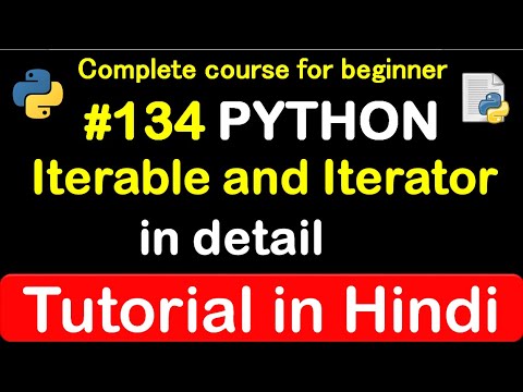 134 How Iterable And Iterator Work In Python Complete Python Tutorial2020