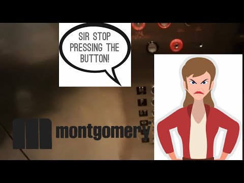 Impatient & Rude Lady! | Montgomery Traction Elevator @ SeaTac International Airport, Seattle WA....