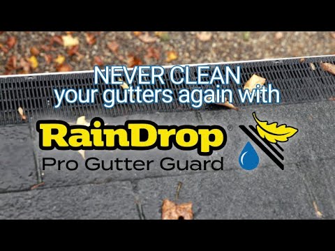 The Last Gutter Guard You'll Ever Need | RainDrop Gutter Guard