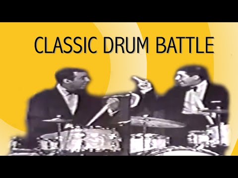 Buddy Rich VS Jerry Lewis: Hilarious Classic Drum Solo Battle - The World's Greatest Jazz Drummer