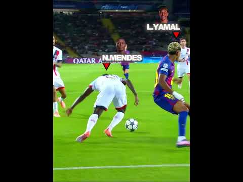 Who WON This Battle? 🤔🔥 Yamal vs Nuno Mendes ⚽ #yamal  #nunomendes #barcelona #psg #lamineyamal