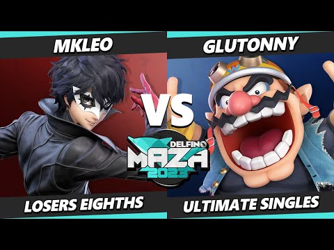 Delfino Maza 2023 Top 8 - MkLeo (Joker) Vs. Glutonny (Wario) Smash Ultimate - SSBU