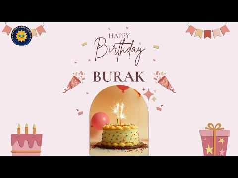 İyi Ki Doğdun Burak! 🎉 İsme Özel Doğum Günü Şarkısı | Mutlu Yıllar Şarkısı  Kutlama Müziği