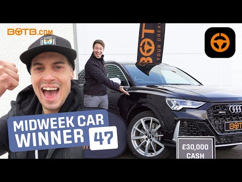 BOTB Midweek Car Competition Winner! Ian Bulley – Audi RSQ3 + £30k – Week 13 2021