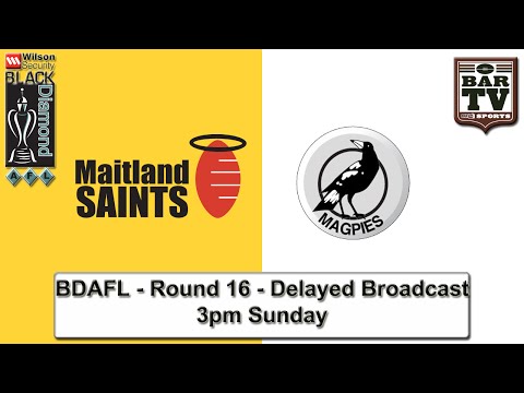 2105 BDAFL - Round 16 - Delayed Broadcast - Maitland v Wyong