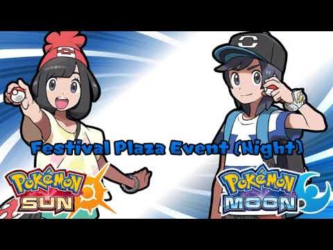 10 Hours Festival Plaza Event Night Music - Pokemon Sun & Moon Music Extended