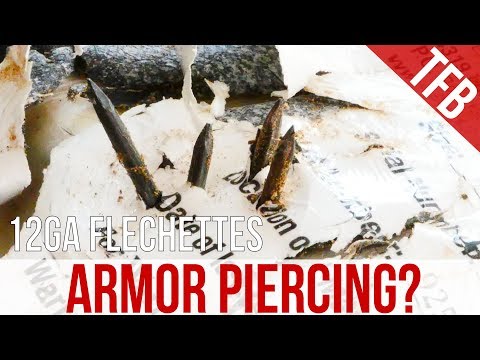Armor Piercing Shotgun Ammo? 12 Gauge Flechette Testing