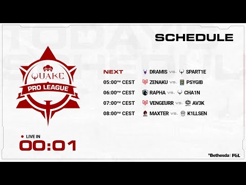 Quake Pro League Season 3 Week 15 with timestamps