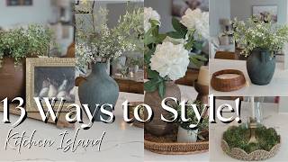 13 Kitchen Island Styling Ideas | Late Spring to Summer Everyday Decor