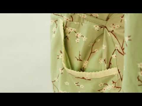 Blutsgeschwister Exercise Cardy, Wickelbluse, sheer cherry blossom