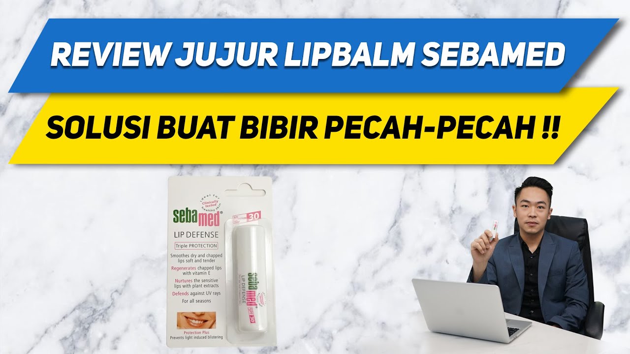 BIKIN BIBIR JADI SEHAT DALAM WAKTU SINGKAT | REVIEW LIP BALM SEBAMED DENGAN SPF 30!!! - RM Review
